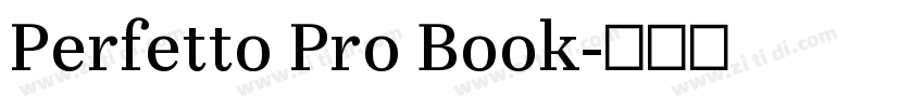 Perfetto Pro Book字体转换